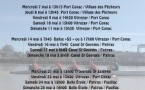 Planning Aviron mois de mai 2025