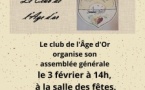 Assemblée Générale - Age d'Or Assemblée Générale - Age d'Or