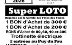 Loto comité des fêtes des Ferrés Loto comité des fêtes des Ferrés