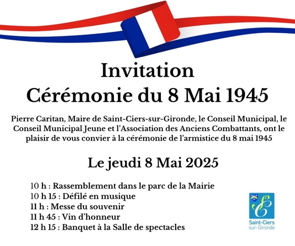 Cérémonie du 8 mai