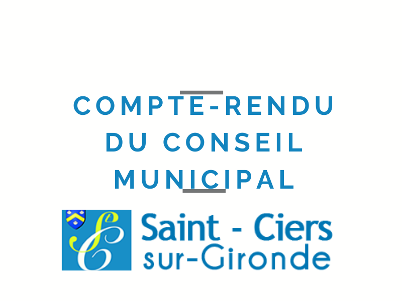 CR conseil municipal du 29 mars 2022