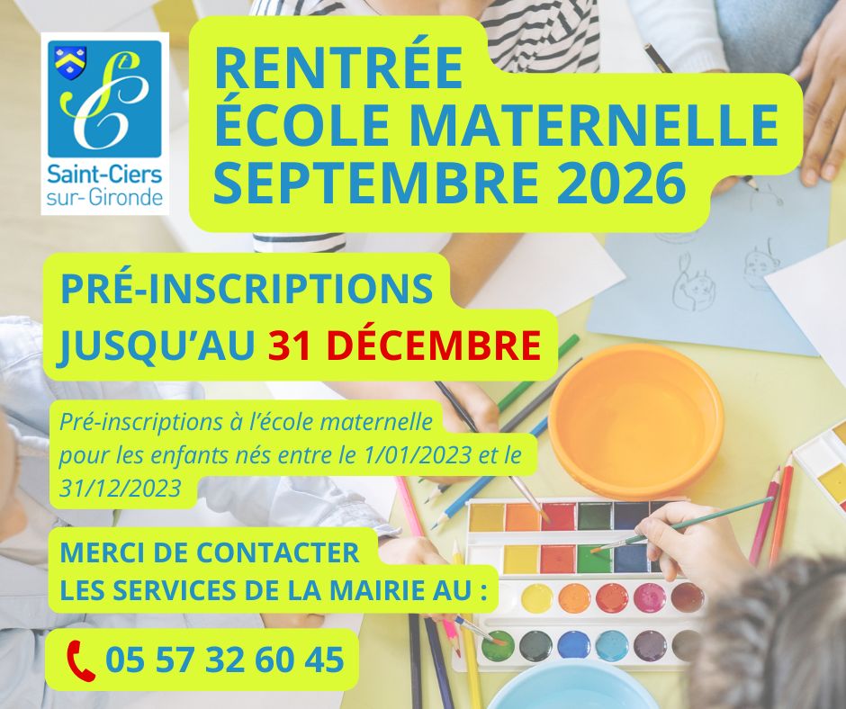 Pré-inscription Maternelle