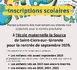 INSCRIPTION ÉCOLE MATERNELLE LA SOURCE