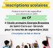 Inscription Ecole Primaire