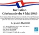 Cérémonie du 8 mai