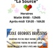 Horaires Maternelle et Primaire