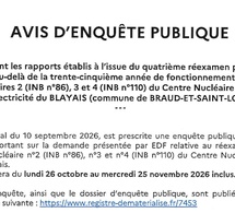 Avis d’enquête publique